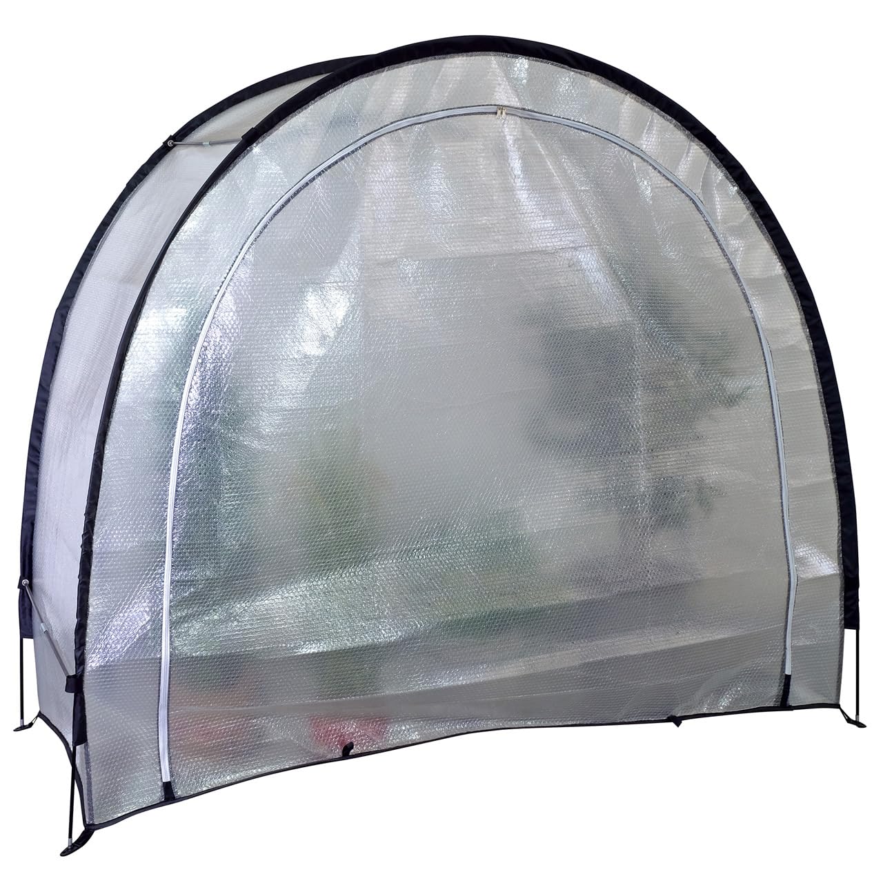 Videx Winterschutzelt Ice Extreme | Frostschutzhaus | H: 175 x L: 200: x B: 85 cm | Iso-Noppenfolie | Pflanzen überwintern | mobiles Gewächshaus| ganzjährig nutzbar
