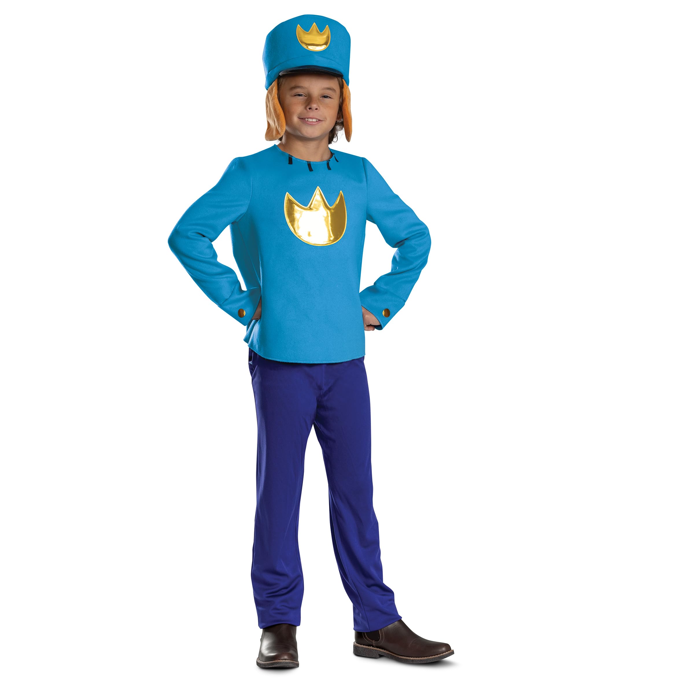 Disguise Costume da uomo per bambini, tuta ufficiale del film DogMan, con cappello e orecchie, taglia da bambino (7-8)