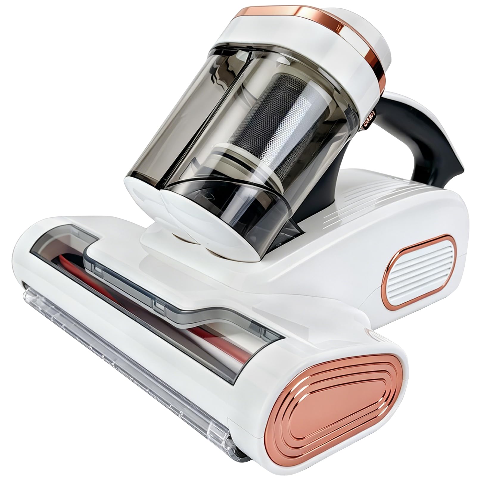 Milbensauger, 15 kPa Matratzenreiniger mit UV-C Licht, 12.000 Schläge/min, 600 W Leistung, 500ml Staubbecher, für Matratzen, Betten und Sofa
