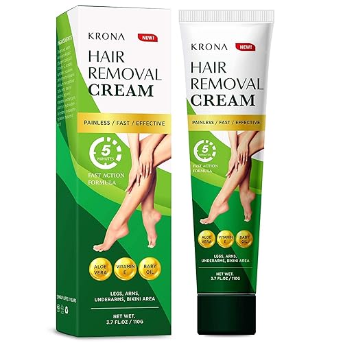 Crema de depilación para mujeres y hombres crema de depilación de piernas púbico y bikini respetuosa con la piel impecable e indolora fácil disponible en Yaxa Guatemala