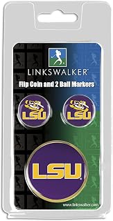 LinksWalker Flip Decision Challenge Coin with 2 Golf Ball Markers Golfer's Gift Pack