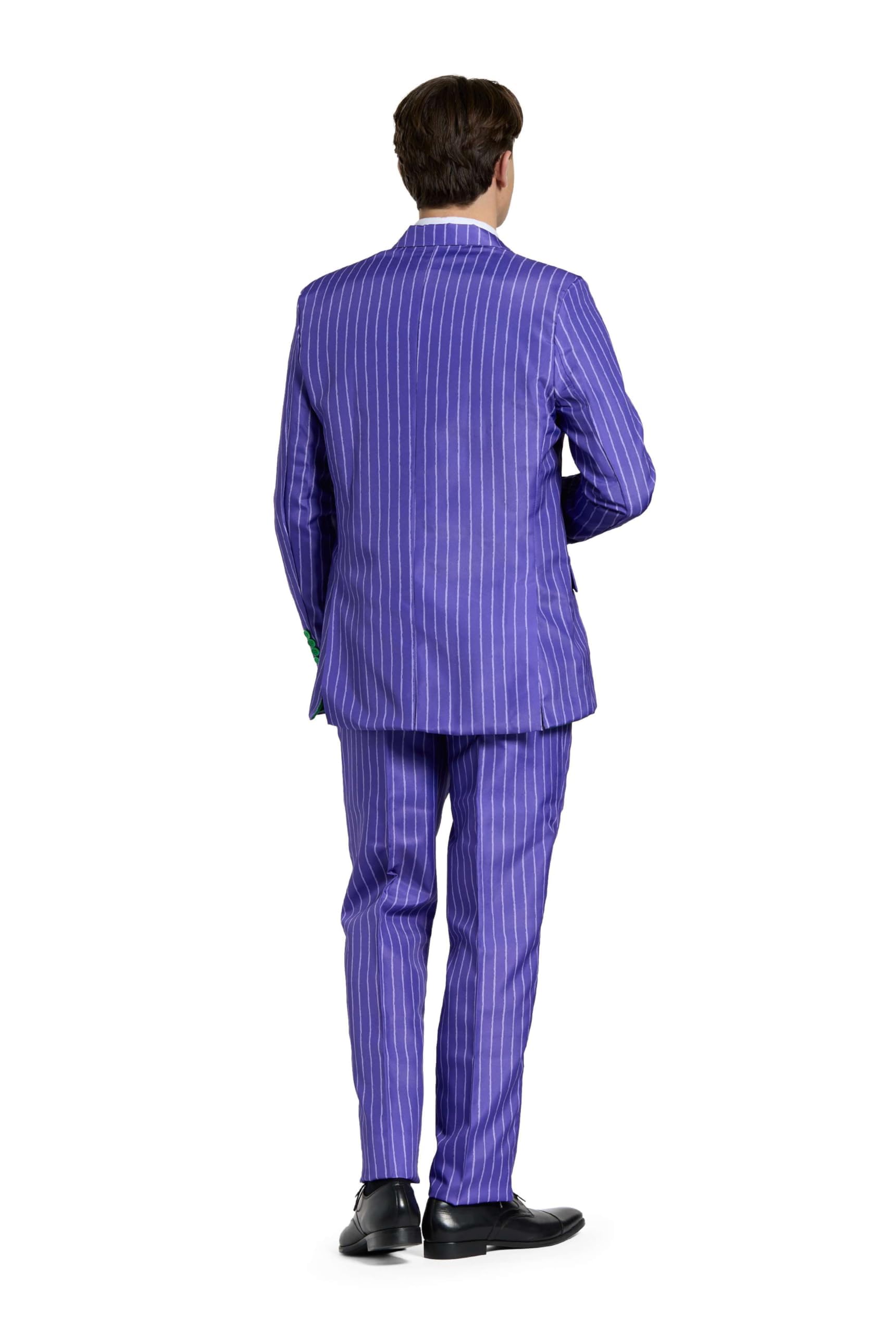 Suitmeister Herren Joker Anzug - Offiziell lizenziertes Fasching, Halloween & Karneval Kostüm - für Partys & Parade