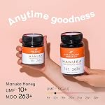 New Zealand Honey Co. Raw Manuka Honey UMF 10+ MGO 263+ - Monofloral, New Zealand Sourced, No-Mess Squeeze Bottle for Daily Wellness - 500g (17.6oz)