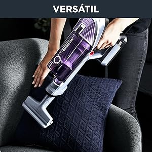 Rowenta XForce Flex 8.60 Allergy Care RH9638 - Aspiradora escoba sin cable con gran potencia, batería extraíble de 22 V hasta 35 minutos de autonomía, tubo flexible y sistema led en el cabezal_9