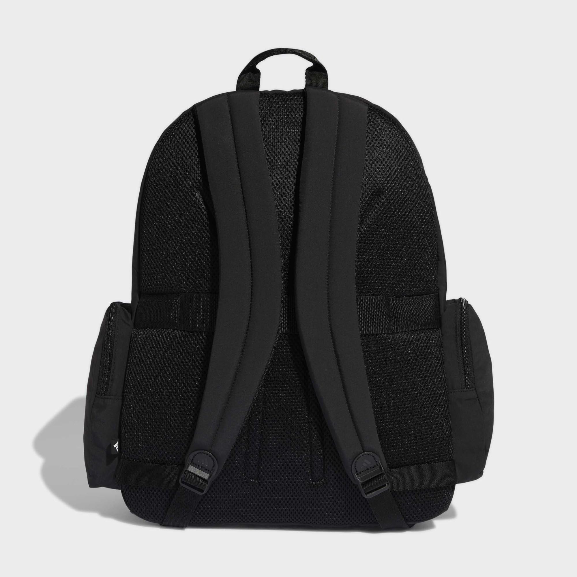 adidas Unisex Essentials Supersize Backpack, black/white, One size