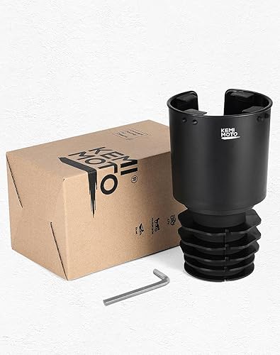 Miniatura 7 de KEMIMOTO Expansor de portavasos de automóvil mejorado, modelo de base larga, compatible con Hydro Flasks Yeti Stanley, portavasos grande para