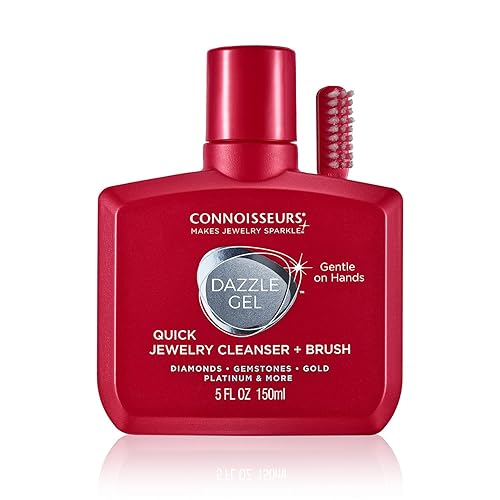 Connoisseurs gel limpiador rápido de joyería, 5 onzas líquidas 38 onzas.