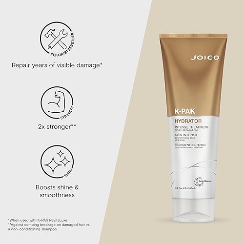 Miniatura 3 de Joico K-Pak Hydrator Intense Treatment For Dry, Damaged Hair Boost Shine Improve Elasticity Instant Hydration & Softness With Keratin &