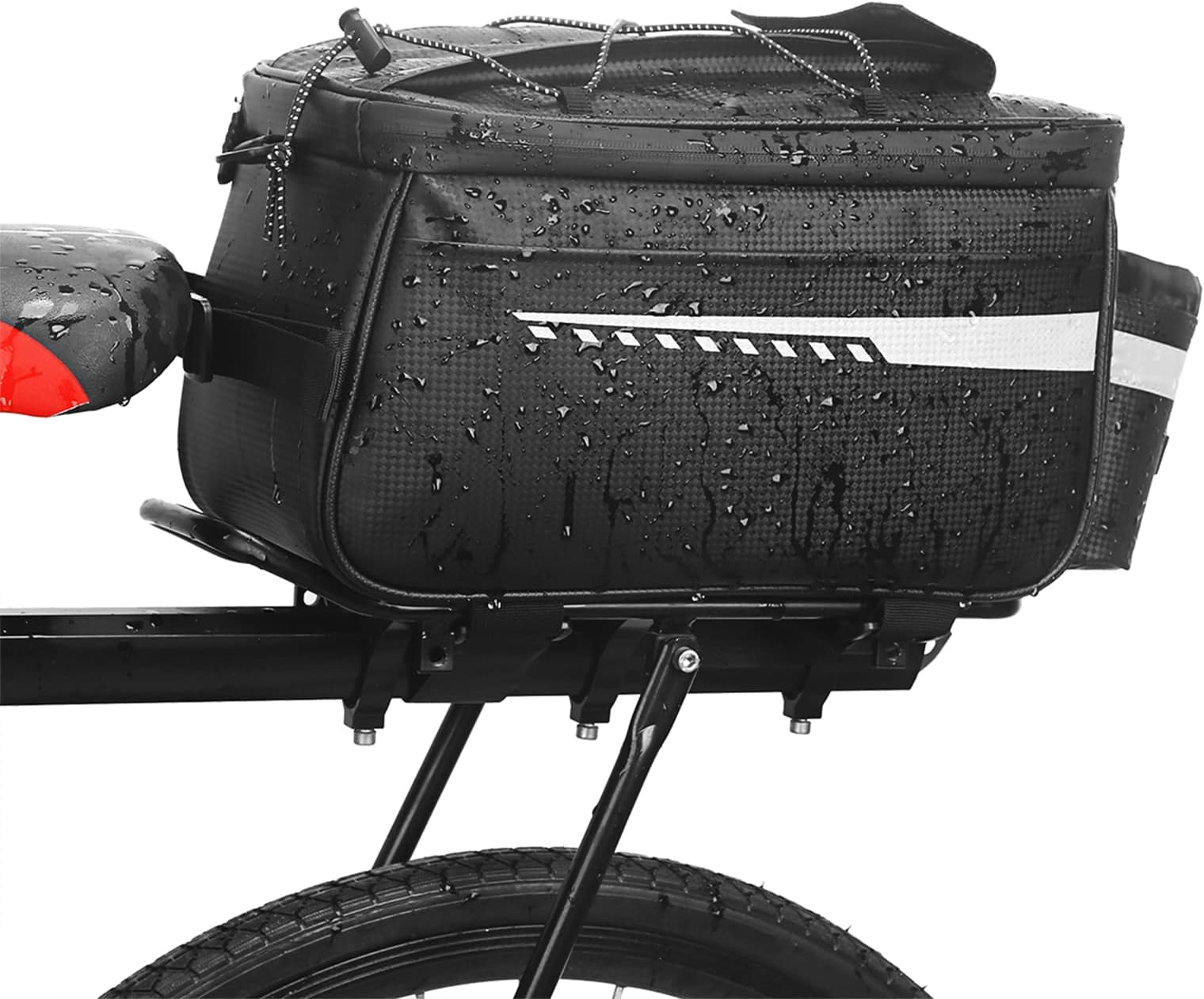 VGEBY1 Sac de rangement arrière de vélo, grande capacité, design