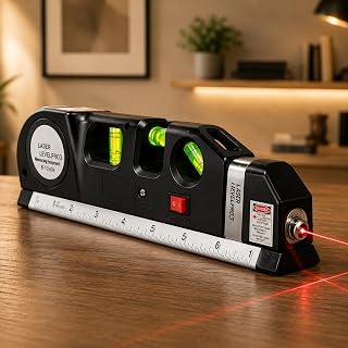 Trena Nível a Laser Profissional 2,5m 3 em 1