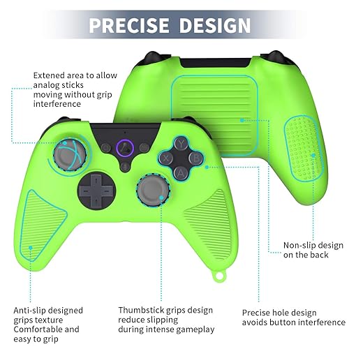 Miniatura 3 de Case for Luna Controller, Alquar Silicone Case Cover for Tienda Luna Controller, Anti-SlipShockproofDustproof Skin Protective Cover for Luna Game