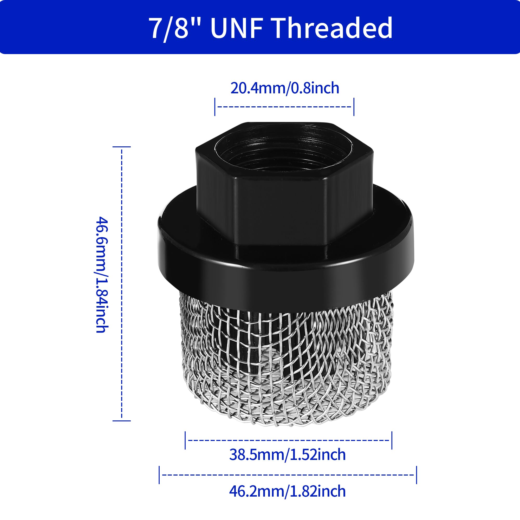 246385 7/8-Inch UNF Hose Inlet Strainer Filter, Fit for