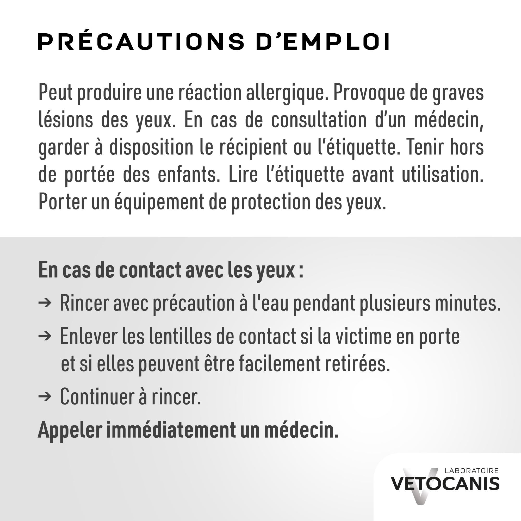 VETOCANIS Shampoing Hypo-allergénique, Peaux sensibles pour Chien, 0% de Parabène 0% de Silicone, Format 300ML