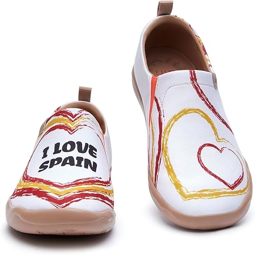 Miniatura 5 de UIN Mocasines para hombre, zapatos de viaje pintados, zapatos para caminar, informales, ligeros, cómodos, de moda, tenis Toledo I. Destino