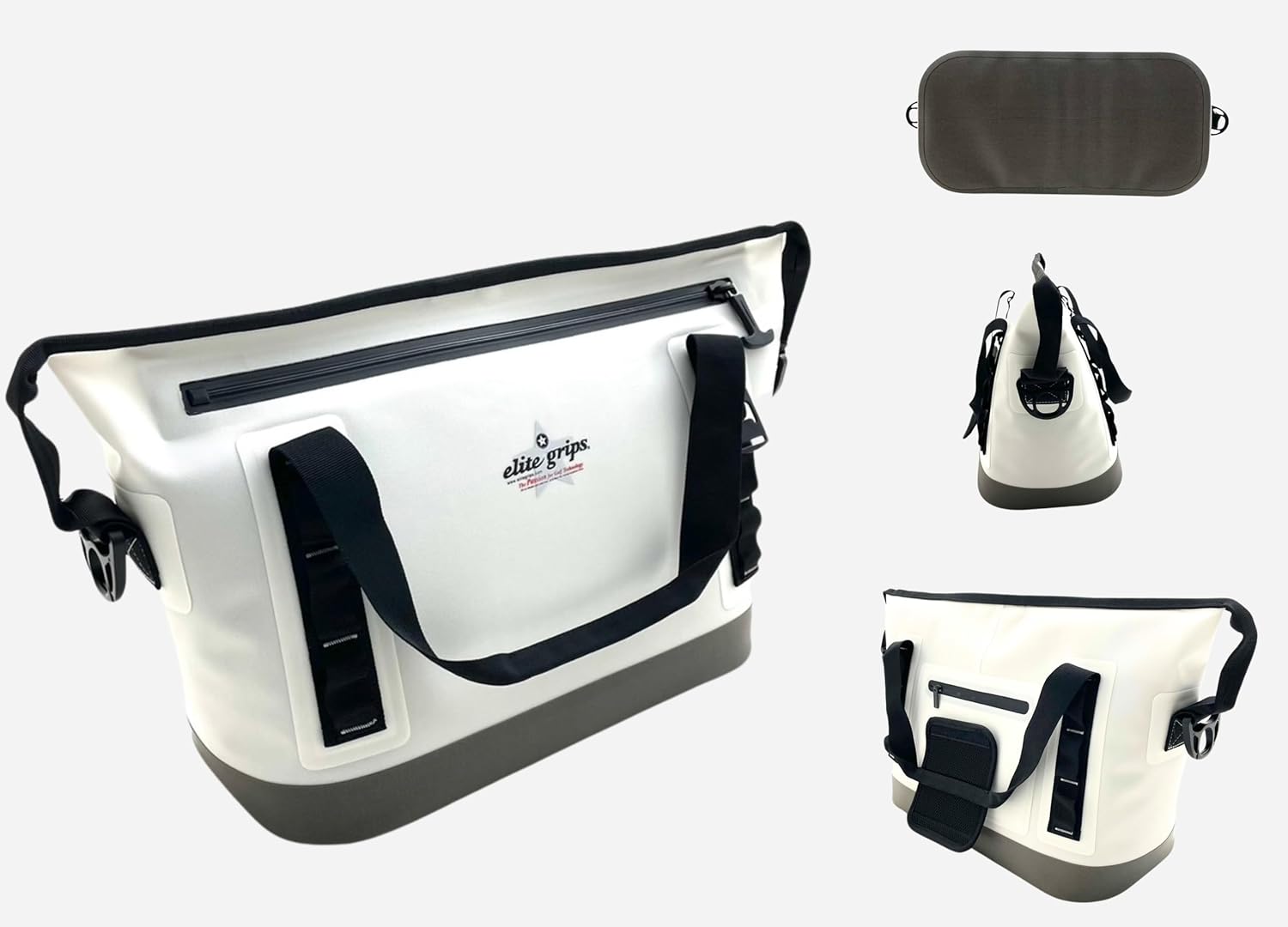 【新品・未使用　elitegrips】エリートグリップ　保冷バック　10L elitegrips (エリートグリップ) クーラーバッグ 保冷バック 10L ホワイト