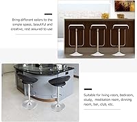 Vista 6 de Homoyoyo Base de barra de acero de repuesto práctico de aluminio para taburete de barco, plato giratorio, soporte para silla de cocina, taburete