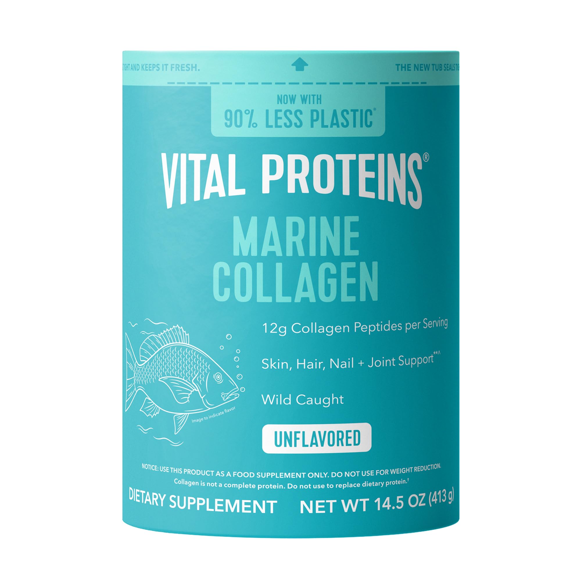 Vital Proteins Marine Collagen Peptides Powder Supplement