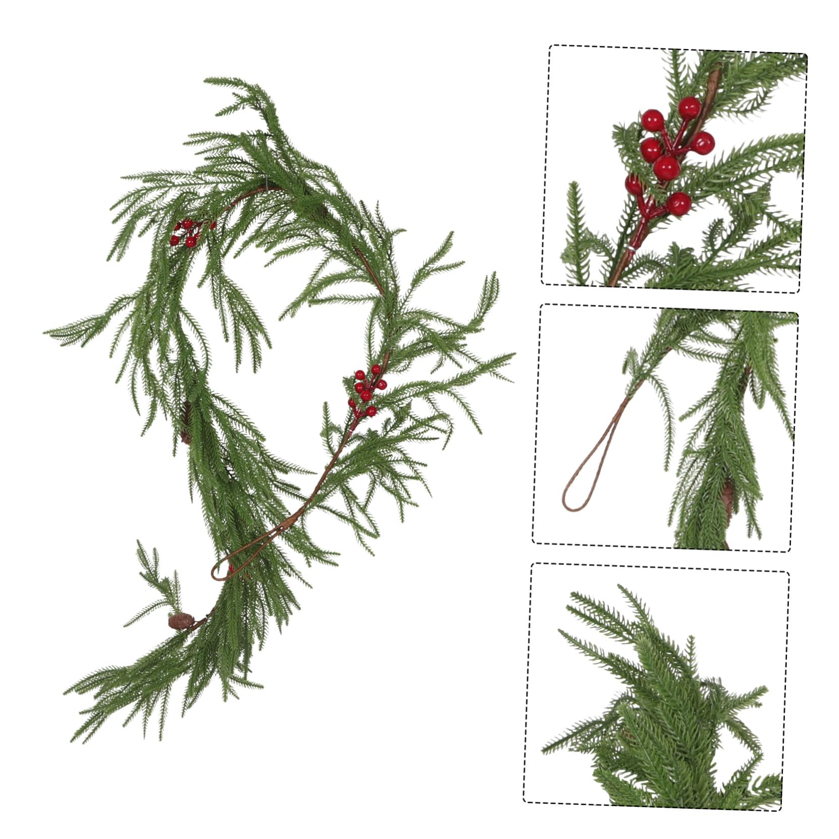 Anneome Simulierte Weihnachtsgirlanden Zum Aufhängen An Der Tür Weihnachtstischgirlanden Hochzeitstisch Mittelstück Hochzeitsgirlanden Für Den Innenbereich Fühlen Sich Echt An