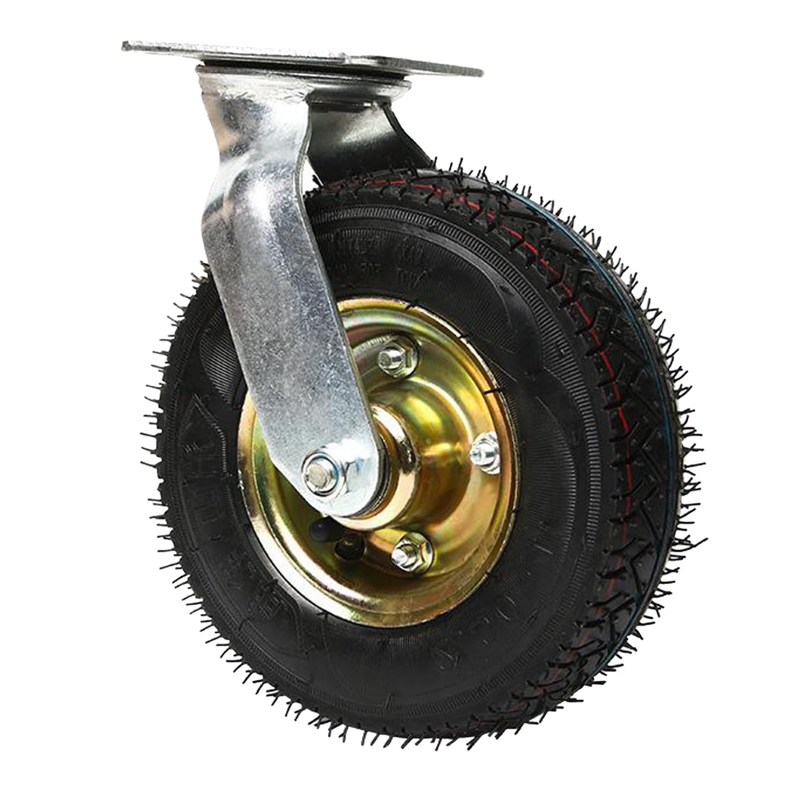 Roues robustes de 10 pouces à double roulement à billes pour déplacer sans effort les charges lourdes