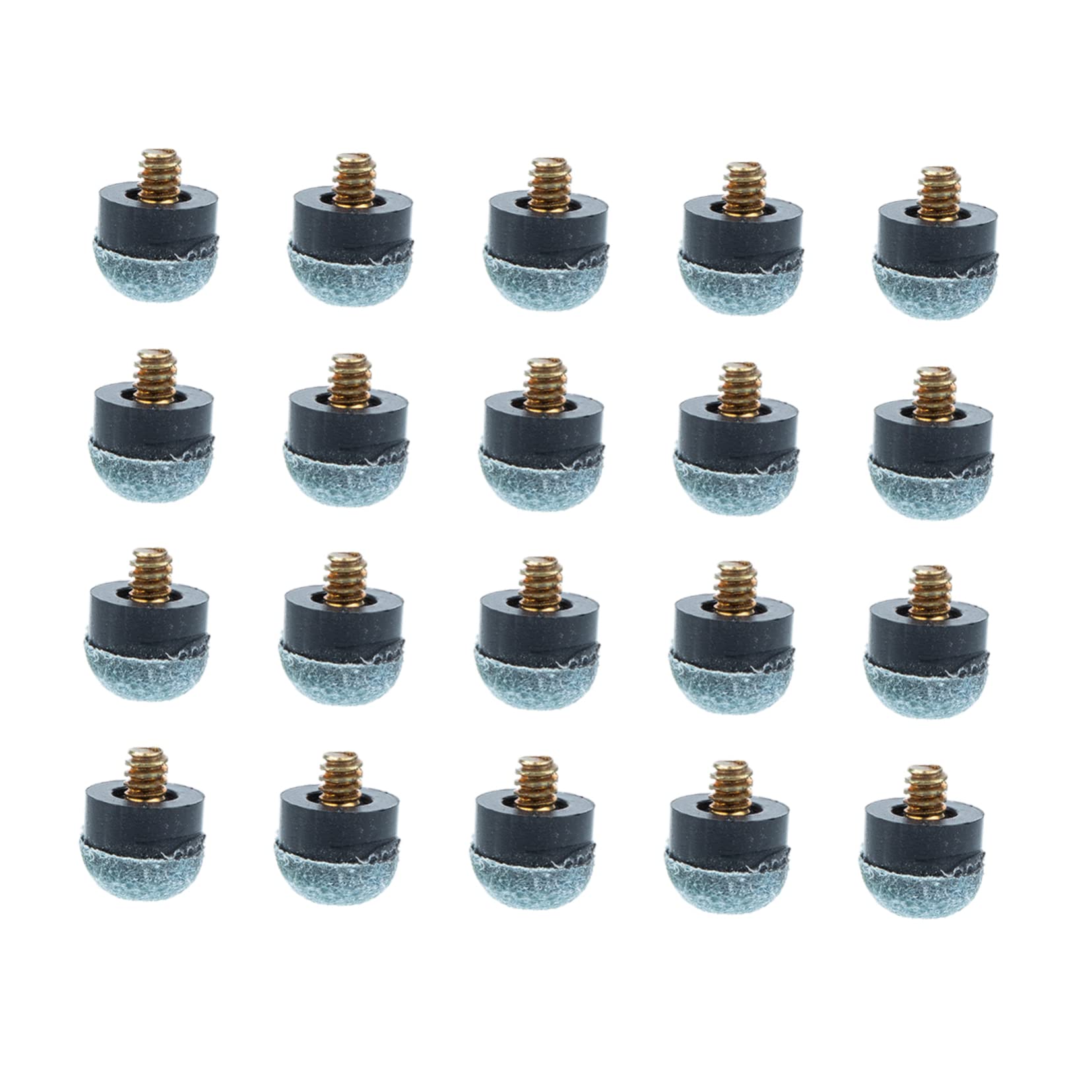 BESPORTBLE 20 Pcs Leather Billiard Tips Replacement Pool Accessories for Enhanced Performance and Control