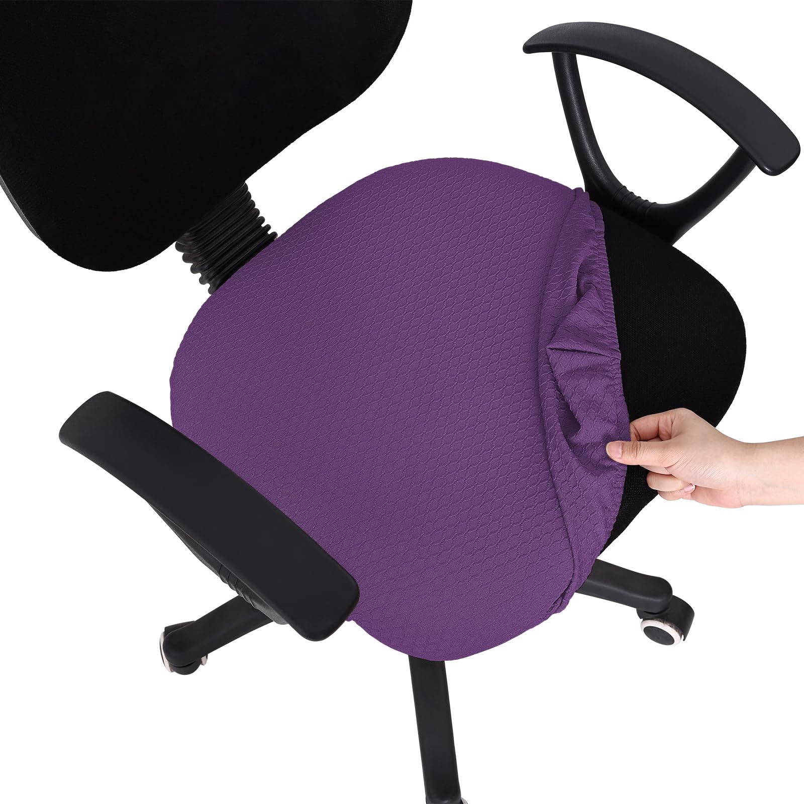Smiry Office Computer Chair Seat Covers for Desk, Anti-dust Protector