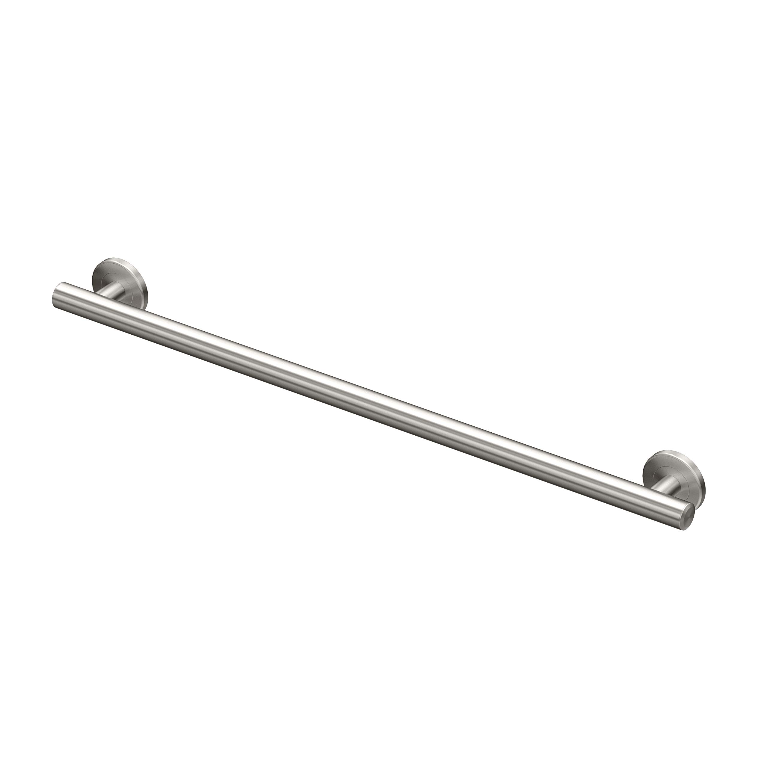 Gatco 857A Latitude II 30" Grab Bar, Satin Nickel/ADA Compliant Wall Mount Stainless Steel 30" Safety Grab Bar for Bathroom