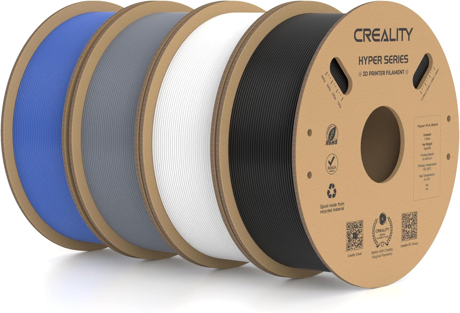 Official Ender-PLA 3D Printer Filament (White)