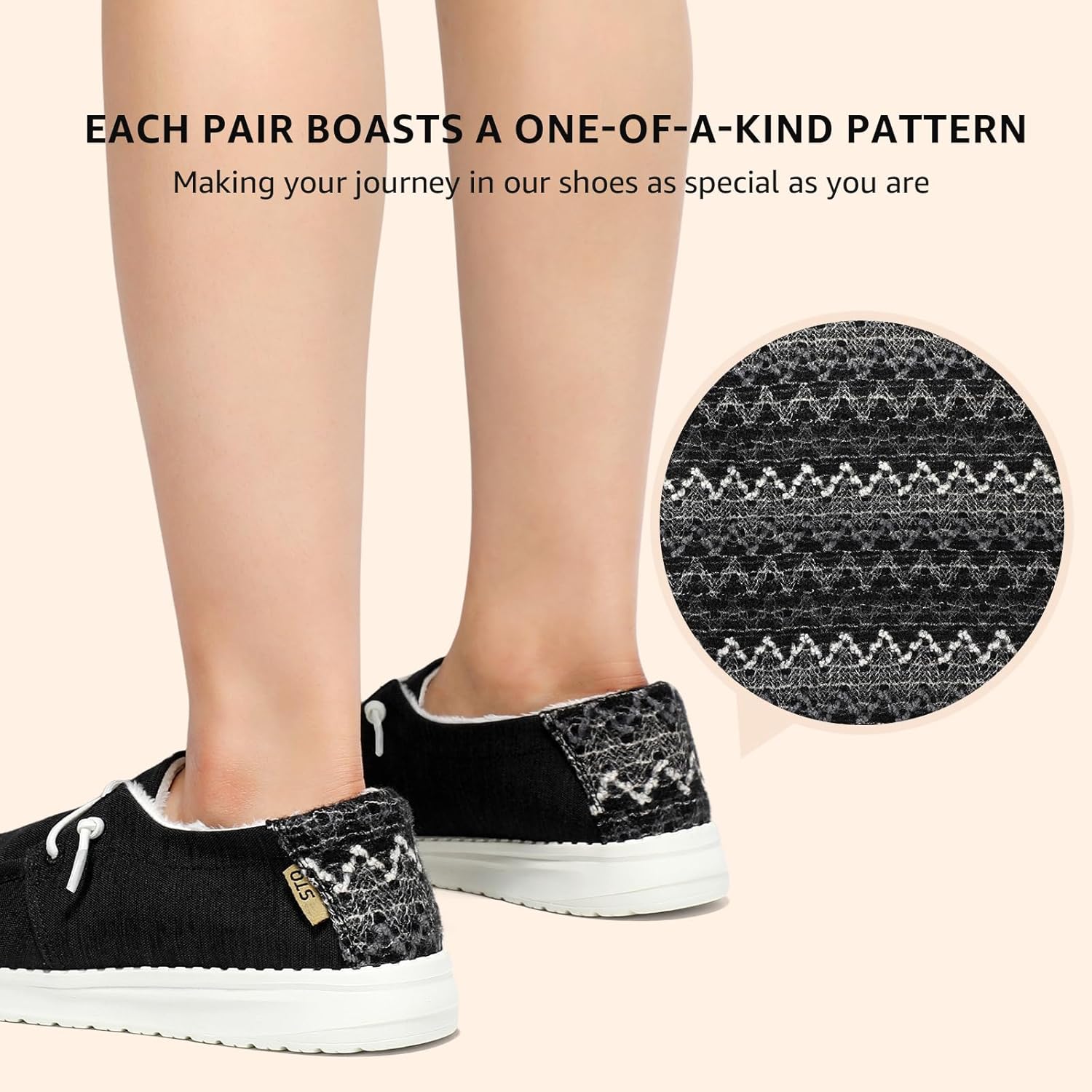 STQ Women's Slip on Fur Lined Loafers丨Orthopedic Cozy Ultralight Boat Casual Shoes with Arth Support - Image 2