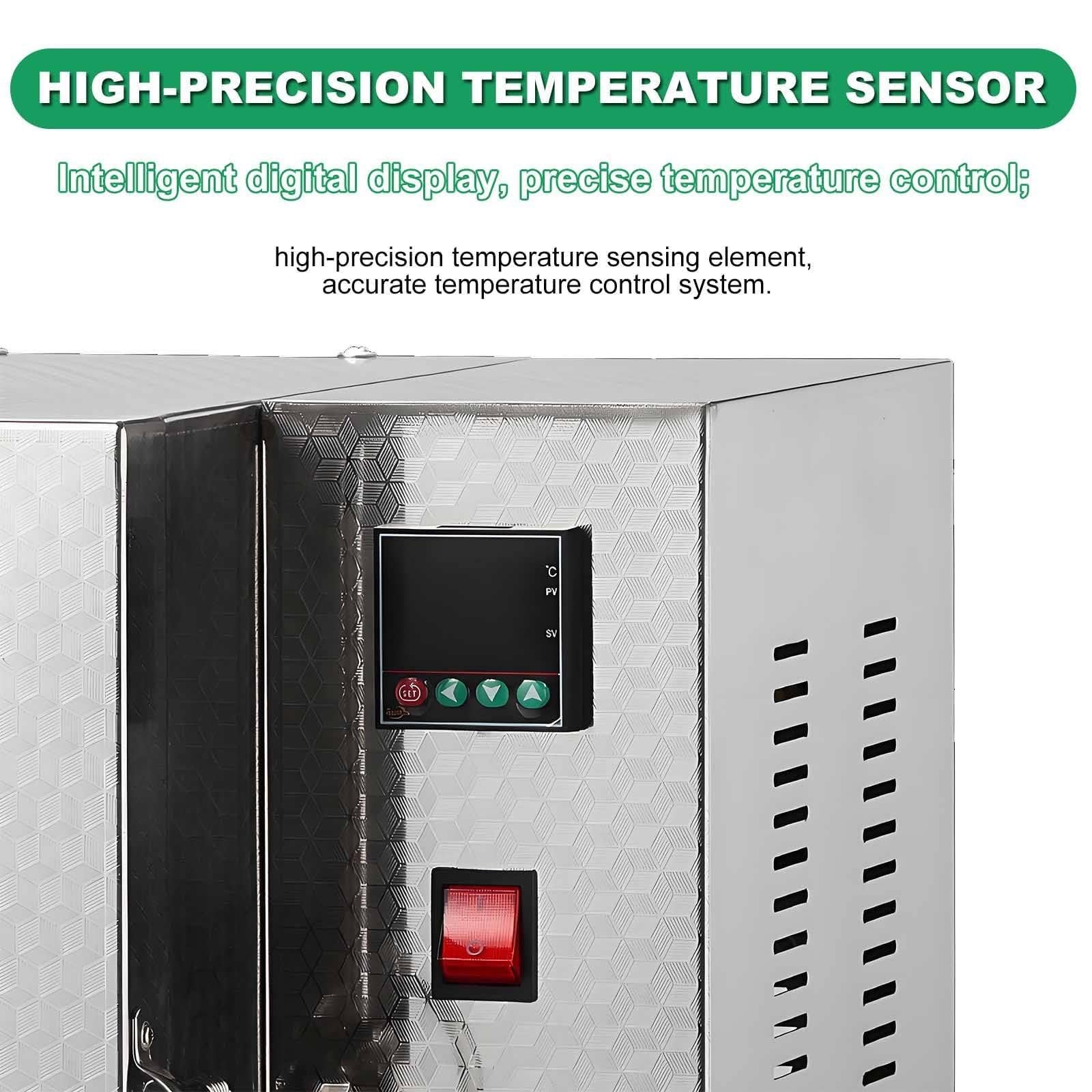 Elektrischer Brennofen für Keramik zu Hause, Digitaler PID-Regler mit ±1°C Genauigkeit, Mini-Brennofen für Schmuck, Metall-Ton, Keramik, Emailschmelzen, DIY-Bastelarbeiten (15x15x20cm)