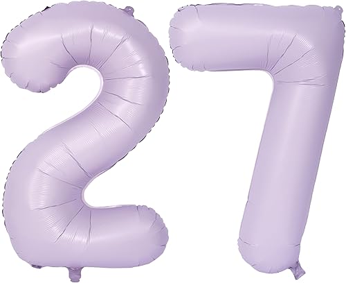 Vista 89 de 40" Macaron purple Number Balloons Helium Foil Mylar Balloon Birthday Party banquet Decoration 9