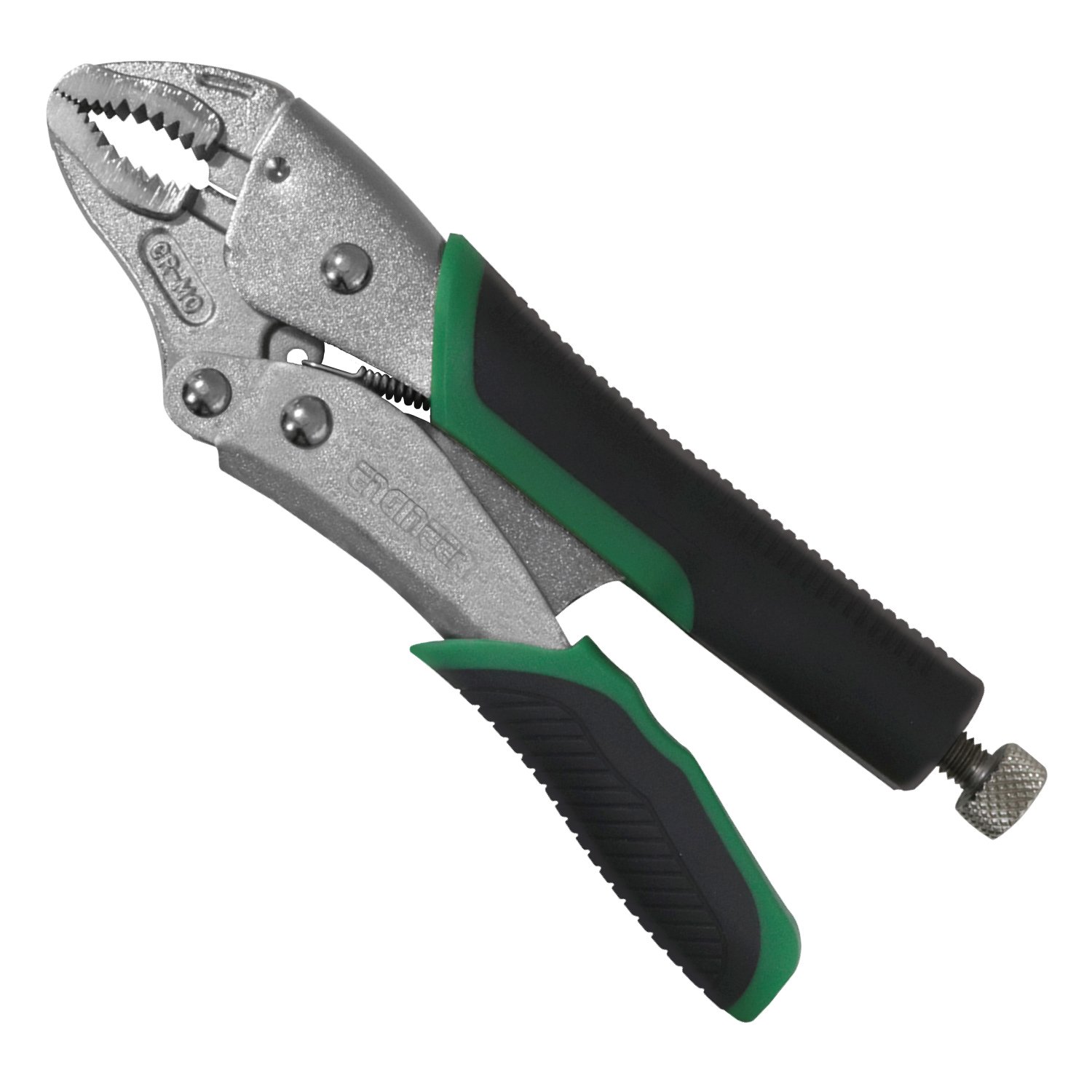 ENGINEER 7.5" Screw Removal Locking Pliers PZ-65. Secure Hold, Quick Release. Grip & Remove Stripped Screws.