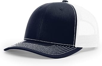 Richardson 112 Plus Trucker Hat Adjustable Elastic Sweatband Mesh Cap OSFM