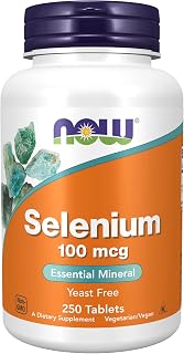 NOW Foods - Levedura de Selênio Livre 100 mcg. - 250 comprimidos