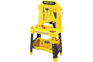 Stanley JR Plastic Kids Wheelbarrow Ride-On & Playset