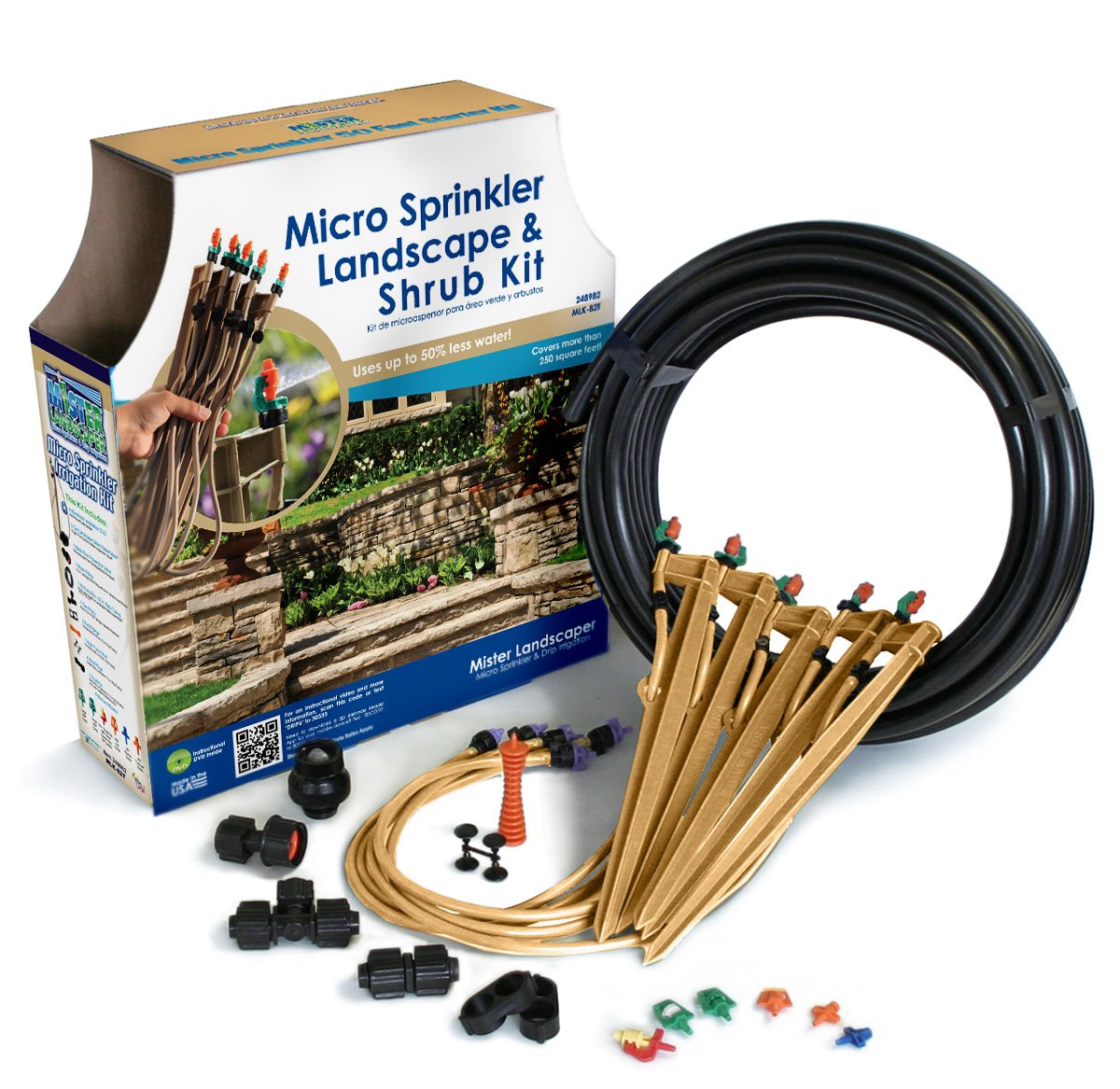 Mister Landscaper Micro Sprinkler Landscape & Shrub Kit (Tan)