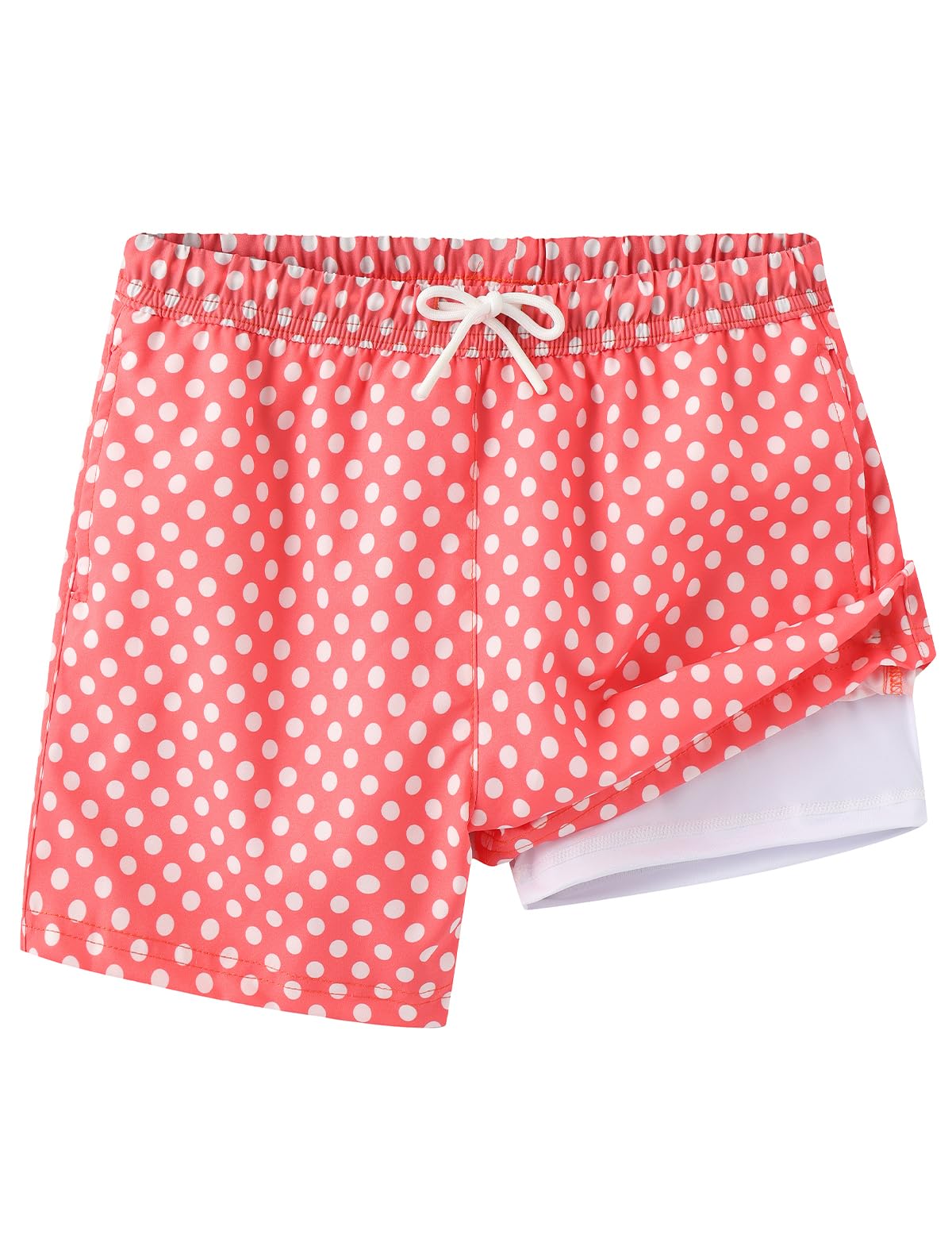 Boys Swim Trunks with Liner UPF50 Sun Protection Kids Swimming Shorts Toddler Quick Dry Beach Pool