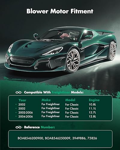 Vista 965 de SCITOO 700188 Reemplazo del motor del ventilador HVAC con jaula de ventilador para Toyota Tacoma 2005-2015, reemplazo OE - 87103-04043, 87103-04044