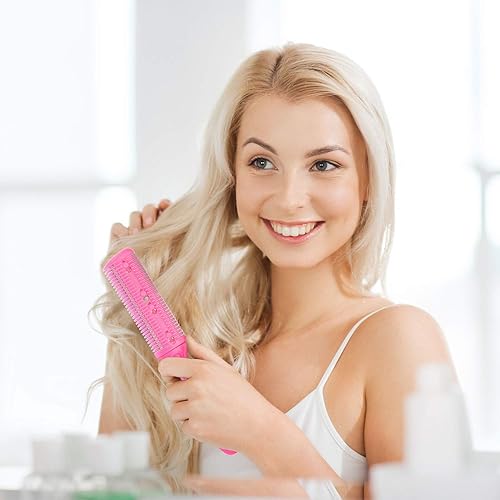 Miniatura 7 de 5 piezas de peine de afeitar con 20 piezas de afeitar, peine de corte de doble cara, peine de corte de doble cara, peine para adelgazar el cabello,