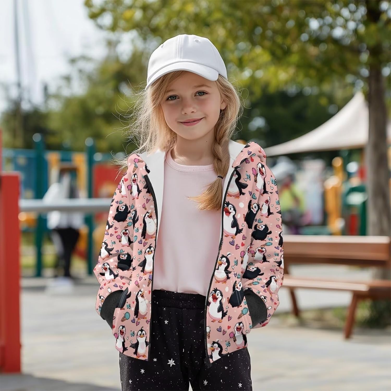 Girls Zip Up Hoodie Size 6-16Y Cute Y2K Jackets Lightweight Sweatshirt Hoodies Long Sleeve Fall Clothes