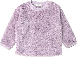 [GrinLab] [グリンラボ] 子供服 フリース トレーナー ふわもこ 無地 長袖 女の子 男の子 80cm 90cm 95cm 100cm 110cm 120cm 130cm プルオーバー マイクロファイバー フリース ボア