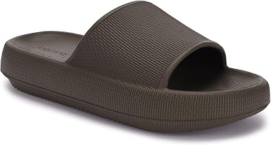 Joomra Pillow Slippers for Women and Men Thick Sole Ultra Cushion Slides