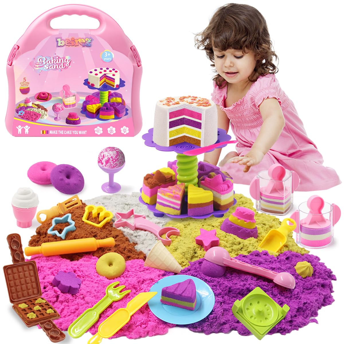 Amazon.com: BEIREG Bakery Sensory Sand Kit - 40PCS Baking & Ice