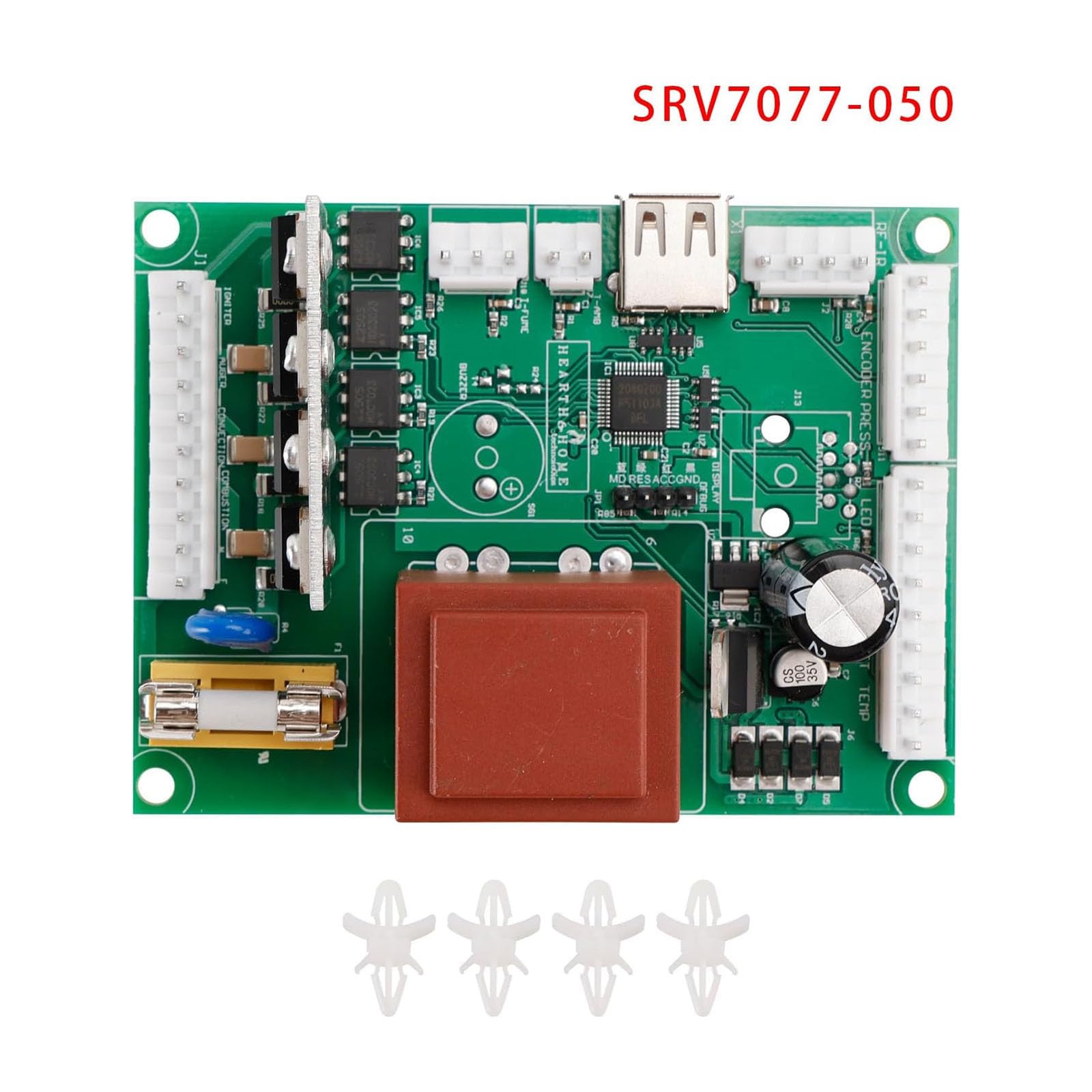 SRV7077-050 - Placa de control de estufa, quemadores, placa de control de circuito para PP130 PH50PS PH50CABPS Eficientes sistemas de calefacción para el hogar, reemplazo de circuito