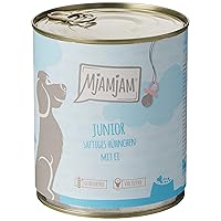 MjAMjAM - cibo umido premium per cani - Junior pollo succoso con uovo
