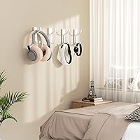 Vista 2 de pickpiff Ganchos de Pared Adhesivos para Abrigos - Percha de Puerta Resistente Stick-On, Gancho de Metal para Colgar Toalla, Bolso, Bata, Mochila