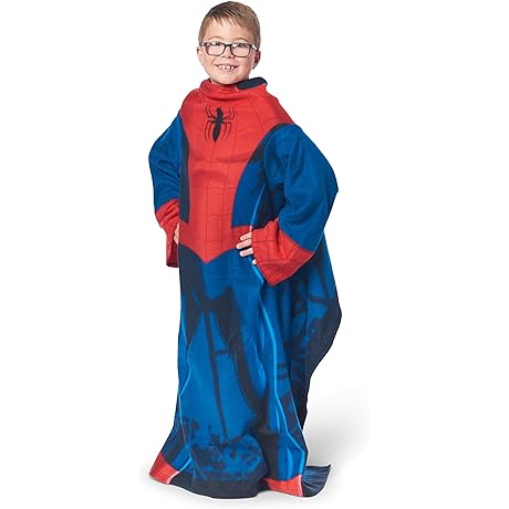 Ultimate Comfort: Spidey Blanket with Sleeves