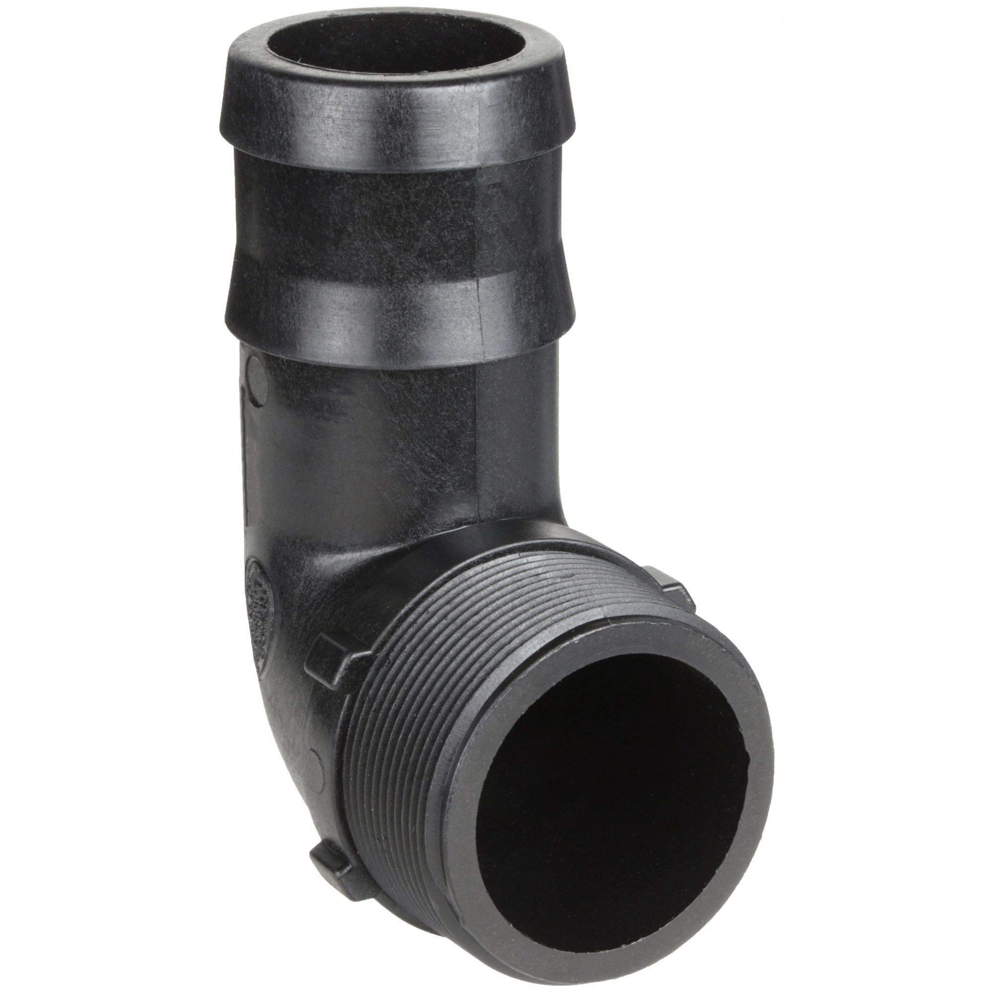 Banjo Barbed x MNPT Elbow, 90°, Polypropylene, 2