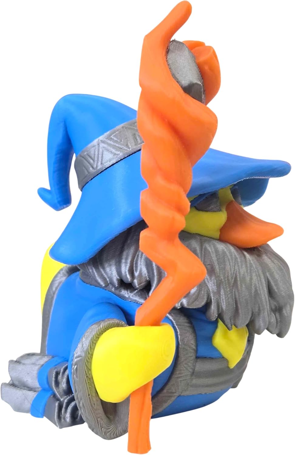 Wizard Duck Collectible Figurine - Colorful Fantasy Desk Accent with Detailed Wizard Design - Unique Gift for Home Decor - 3D Printed in Canada image 3