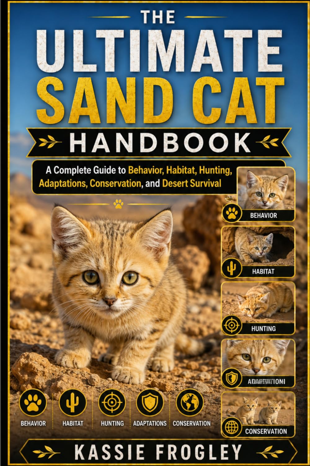 THE ULTIMATE SAND CAT HANDBOOK: A Complete Guide to Behavior, Habitat, Hunting, Adaptations, Conservation, and Desert Survival