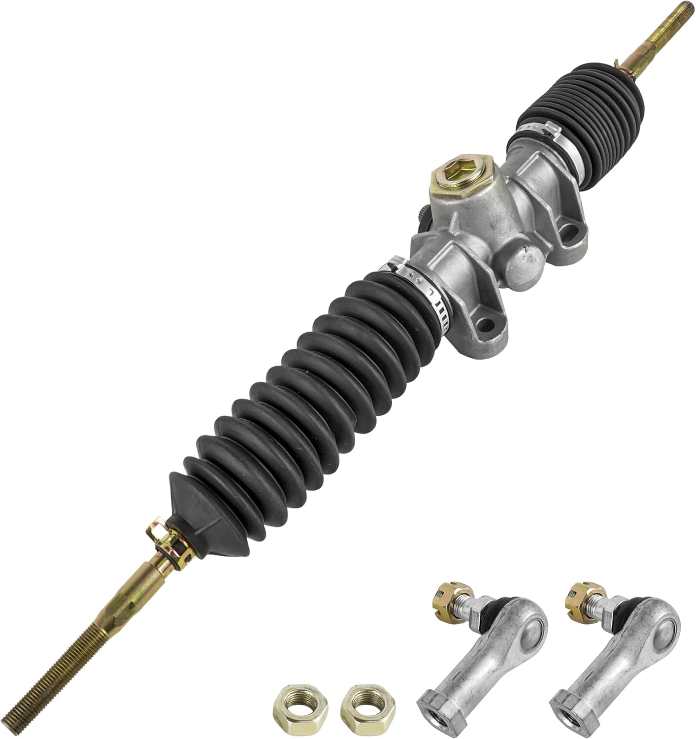 Caltric Steering Rack and Pinion Compatible With Club Car Precedent Gas Electric 2004-Up 1022886-01